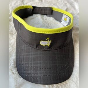 MASTERS Golf Visor, womens, like new! Gray & yellow
